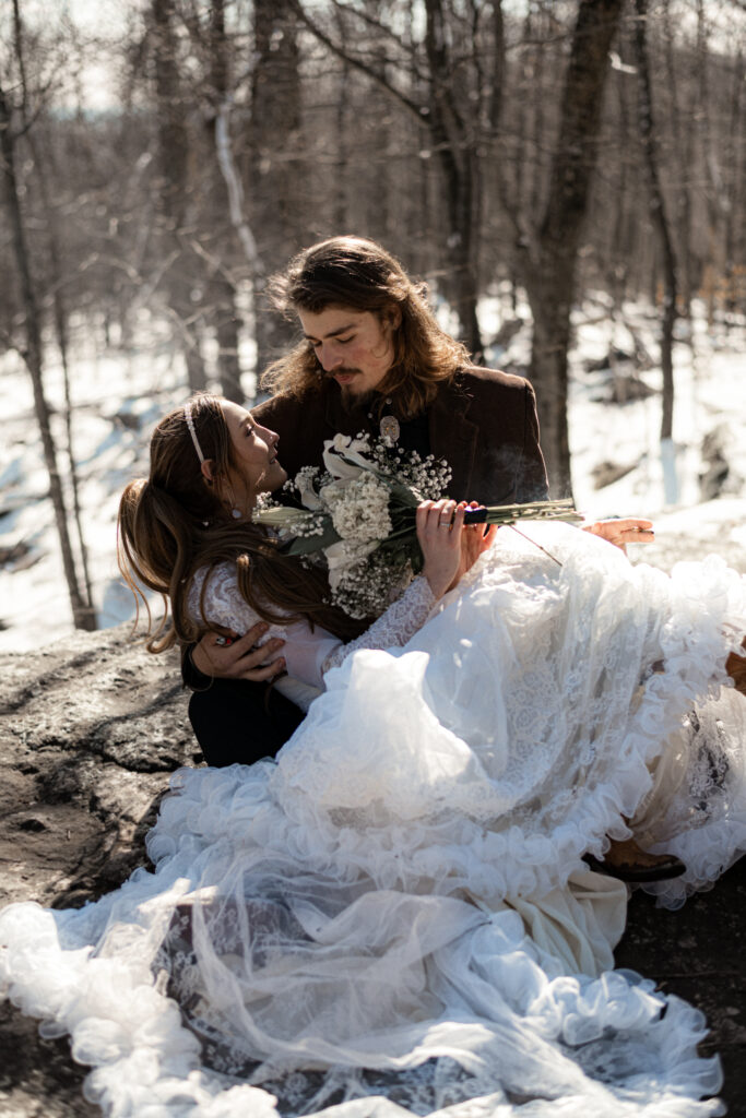 A Winter Hiking Elopement; Snowy Editorial on the Appalachian Trail; Annapolis Rock