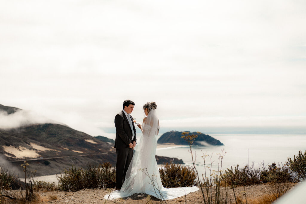 Big Sur, California Elopement; Wind and Sea Estate Wedding