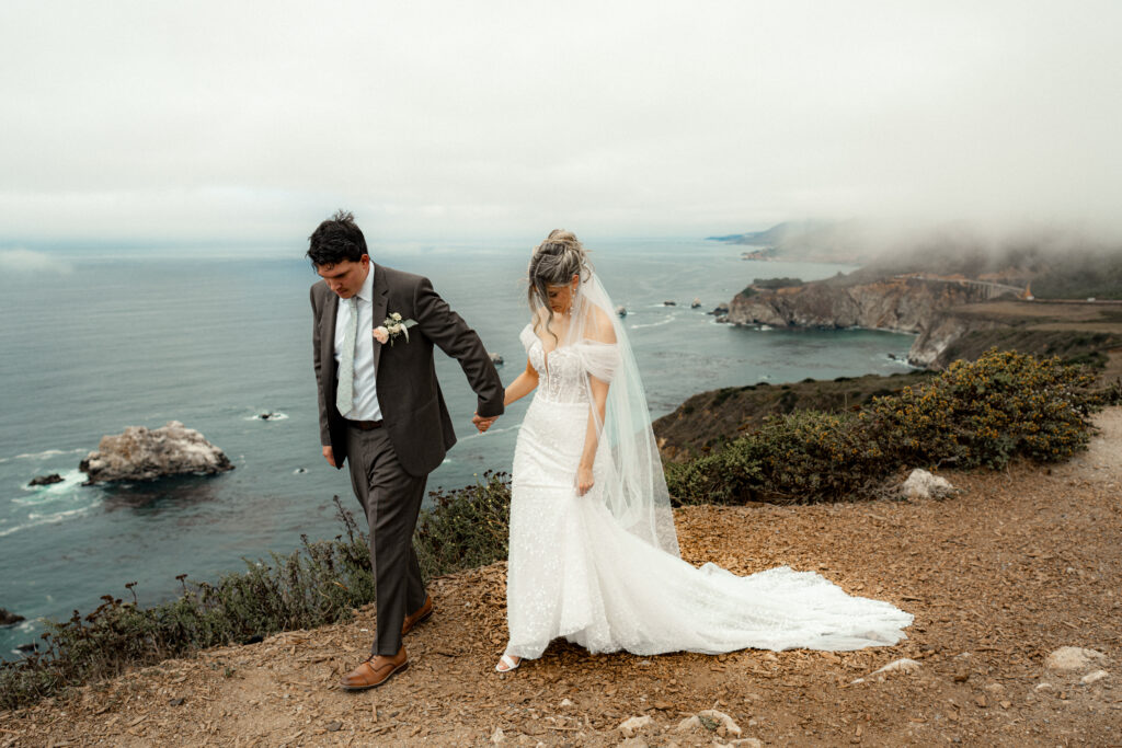 Big Sur, California Elopement; Wind and Sea Estate Wedding