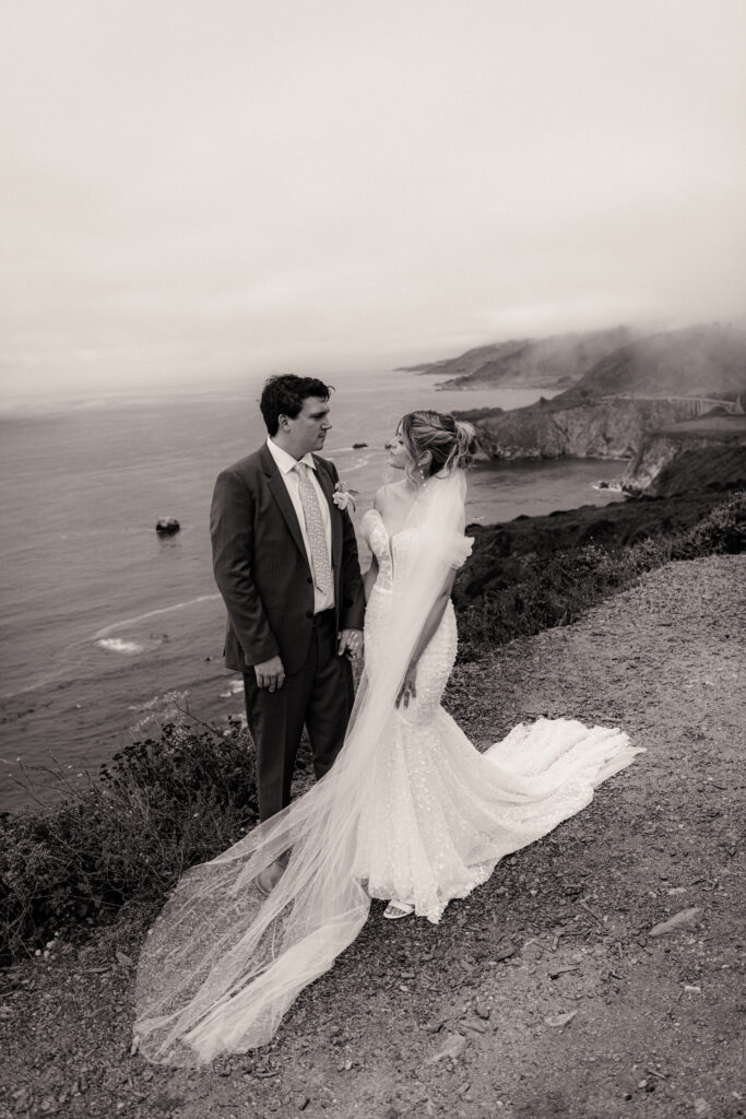 Big Sur, California Elopement; Wind and Sea Estate Wedding