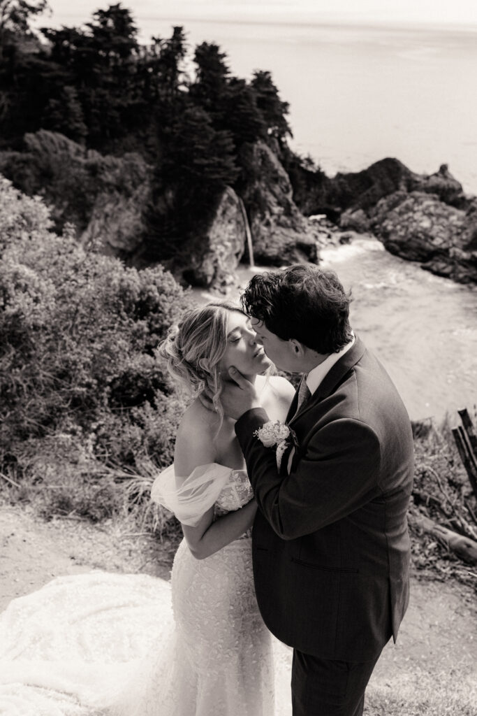 Big Sur, California Elopement; Wind and Sea Estate Wedding