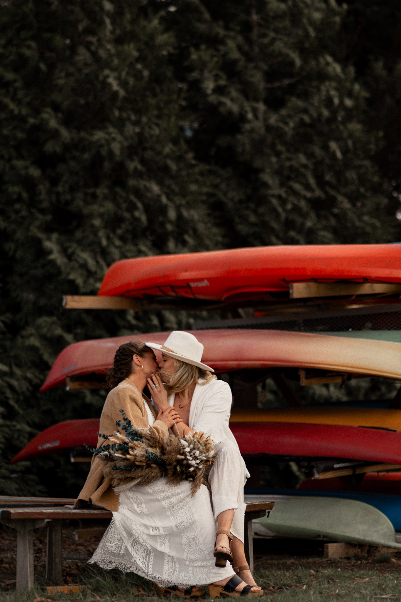 Leave No Trace Weddings; Outdoor Elopement with Kayaks